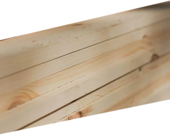 Paquete de tablas de pino radiata dimensionadas